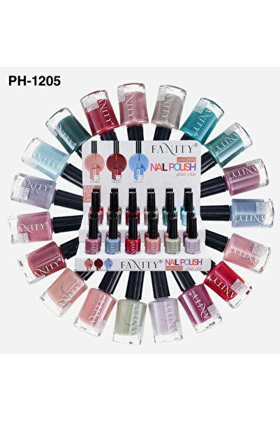 fanity طلاء اظافر ملون فخمة 24 حبة PH-1205