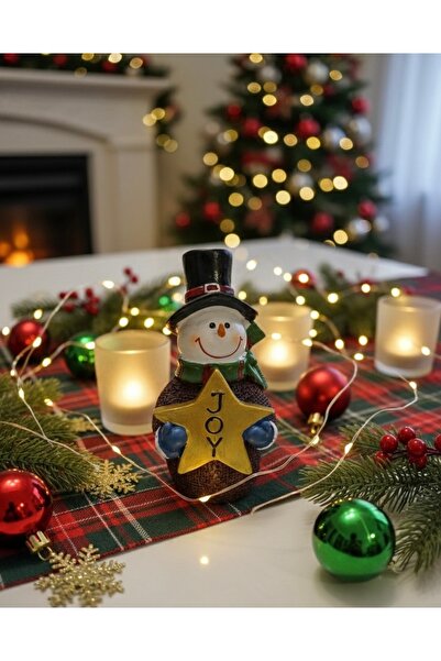 Tutku Christmas Figurine Snowman Ornament
