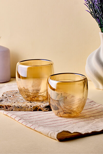 Perotti Amber 2-Piece Double Wall Espresso Cup 80 ml