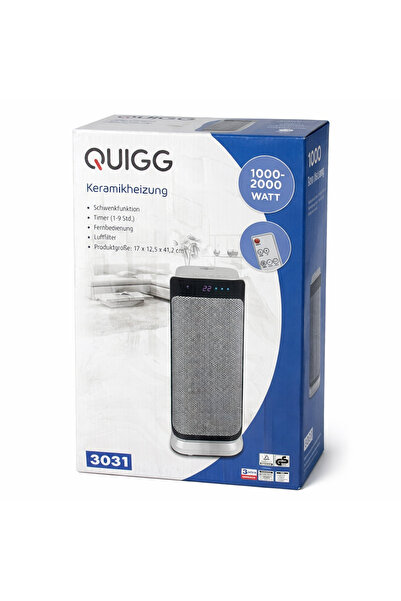 QU Quigg fan heater 1000-2000w