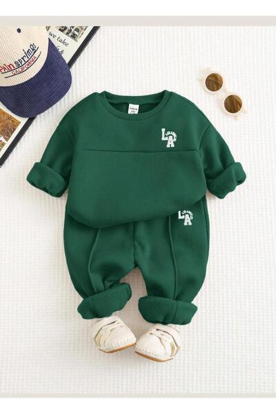 Kids Kalın Kışlık Çocuk Sweat Takım