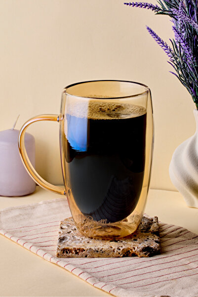 Perotti Amber Double Wall Latte Mug 450 ml