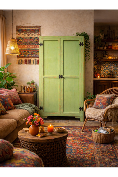 Evperisiym Vintage ahşap dolap