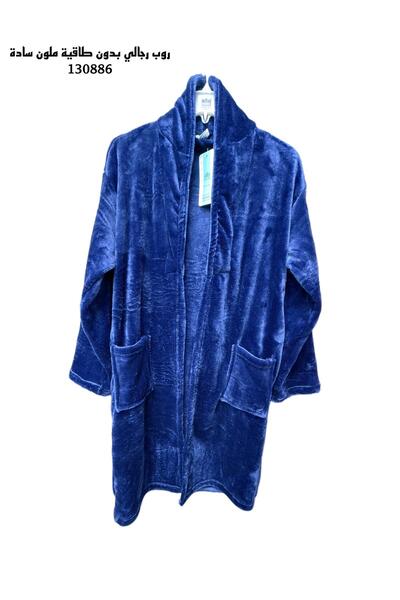 Generic Men's robe without a hood, plain color