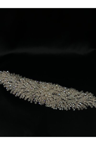 Bridal Luxe إكسسوار شعر العروس من طراز أليرا، مشبك شعر مرصع بالأحجار