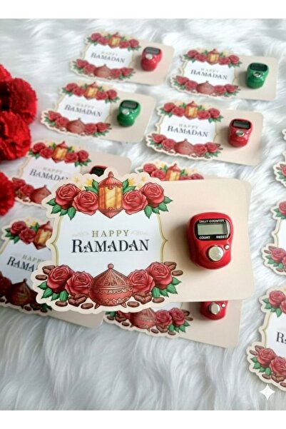 Mapel 15 adet zikirmatik kartı mevlid, hac, umre, ramazan, hediyeliği