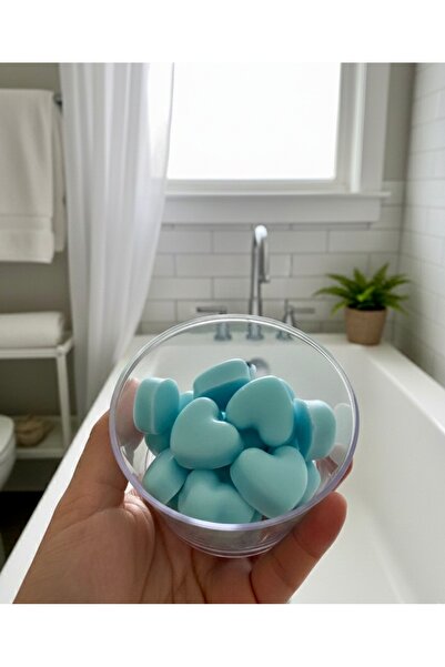 JENNEBELLA Lavanta Kokulu Dekoratif Kalp Sabun - 30 Adet Bebek Mavisi Nişan &...
