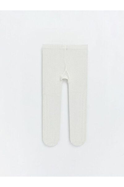 LC Waikiki Rmz Gi̇yi̇m Farkiyla Embroidered Baby Girl Pantyhose