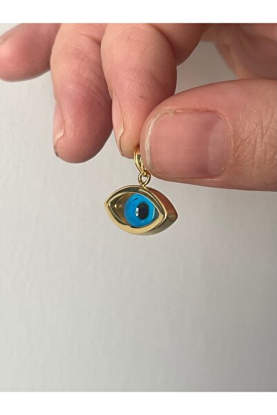 denizden silver Gümüş nazarlık göz kolye ucu