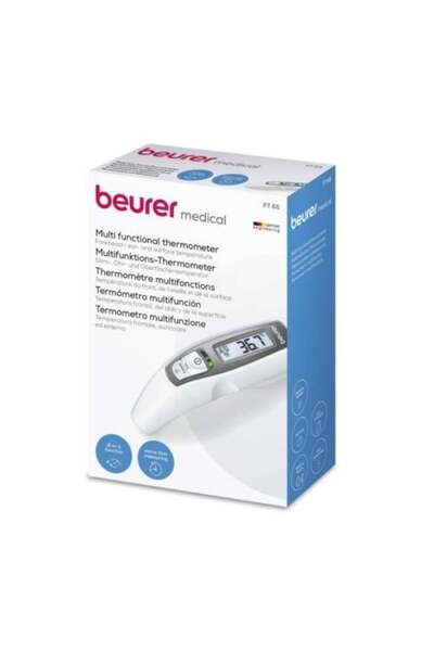 Beurer مقياس حرارة الأذن والجبهة FT65