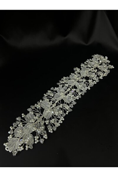 Bridal Luxe Zafira Model Pearl Bridal Hairpin Hair Accessory