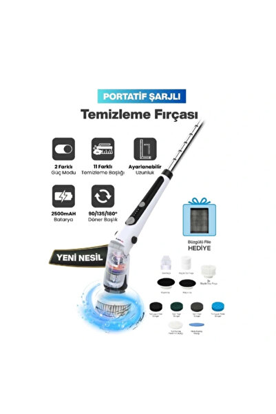 Epilons Portatif Şarjlı Temizleme Fırçası