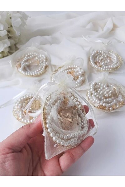 Mapel 15 adet keseli tesbih bebek, doğum, hac, umre, çeyiz, nişan, hediyelik