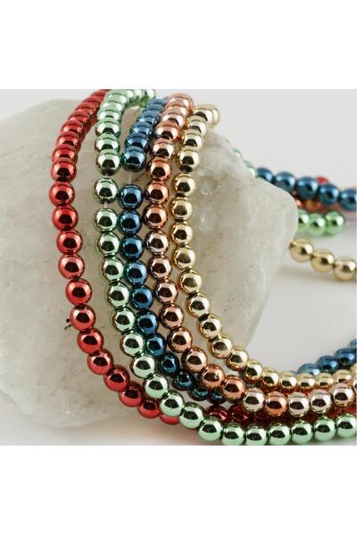 ZERO LAND Mtxdpn Hematite Stone 6 (10746) Mm-Silver Color