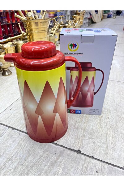 South house 1.3 liter clay tea thermos, red color