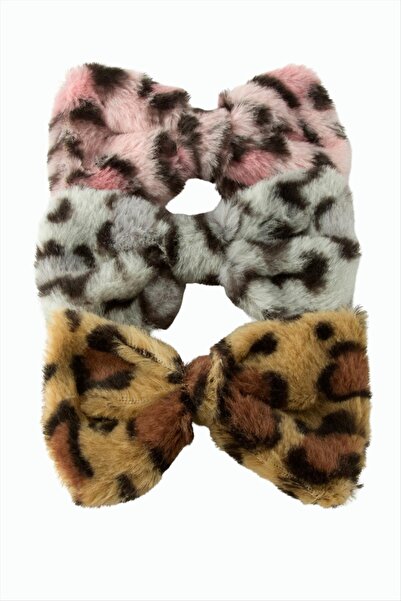 CT STONES مشبك أوتوماتيكي بتصميم الفهد مع ريش 14 سم