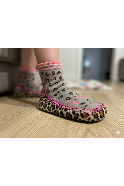 stoks toys Children's Moccasin Socks Booties Slippers - Non-Slip Home & Kindergarten Shoes