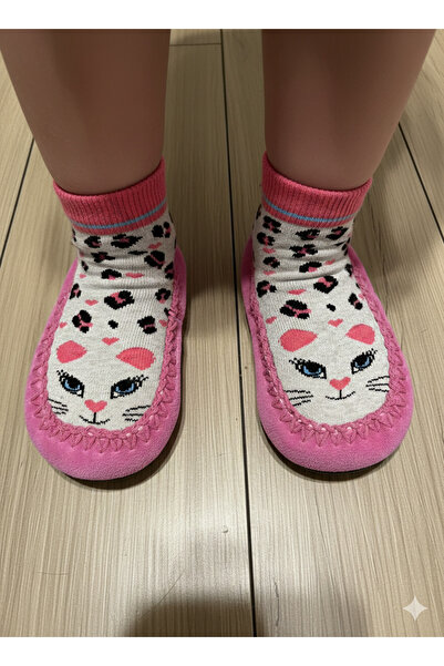 stoks toys Children's Moccasin Socks Booties Slippers - Non-Slip Home & Kindergarten Shoes