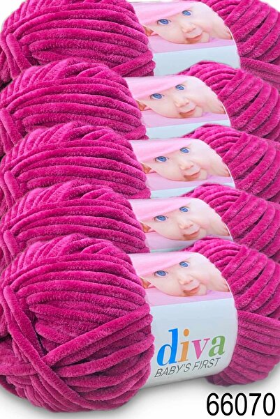 Diva İplik Babys First Velvet Yarn (5X100Gr.) 66070