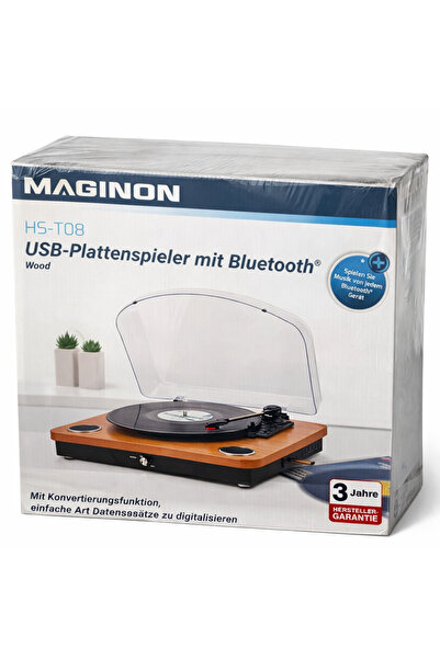 MAGINON pick-up conectivitate bluetooth si disc vinil