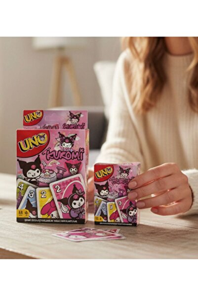 Tatlı Sebep Sevimli Karakter Temalı Uno Kart Oyunu Hello Kitty Kuromi Labbu B...