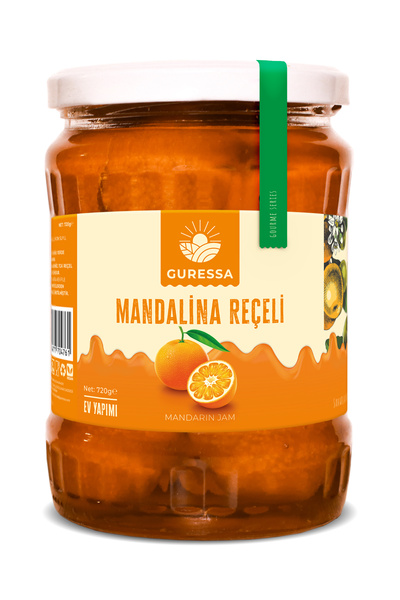 GURESSA Mandalina Reçeli 720 Gr (Doğal Ev Yapımı)