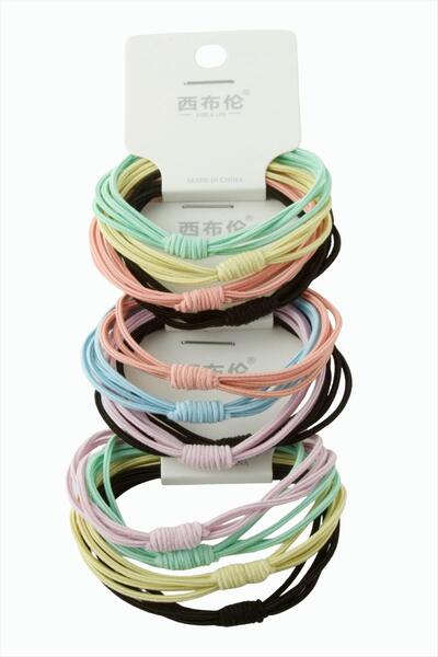 FREEDOM STOREE Πολύχρωμη ελαστική πόρπη 4 τεμαχίων