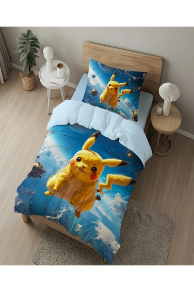 Home Pokemon Themed Single Bedding Set