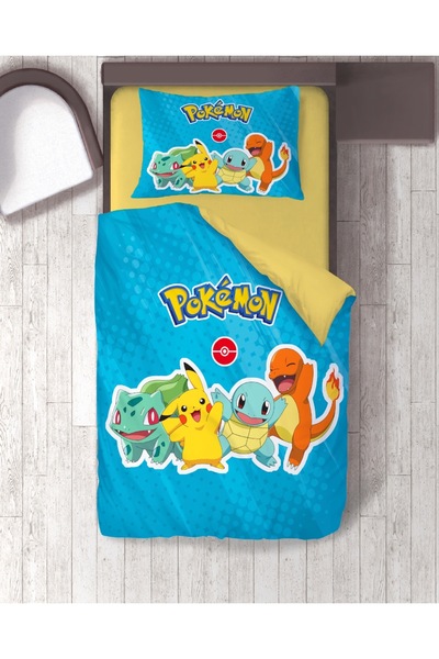 Home Pokemon Themed Single Bedding Set