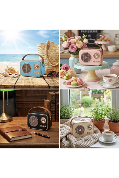 TTT Bluetooth 5.2 USB Ve TF Kart FM Radyo