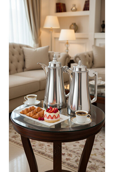 Generic 1 liter tea and coffee thermos set