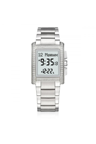 AL-HARAMEEN Al Haramain Diamond Classic Watch HA-6208, 33mm size, crystal-studded, 4 sides