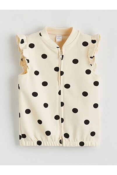 LC Waikiki Lcw Kids College Collar Polka Dot Girls' Vest