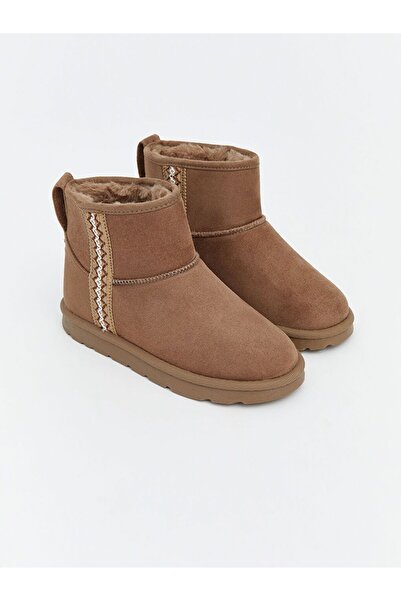 LC Waikiki Lcw Steps Girls' Suede Boots