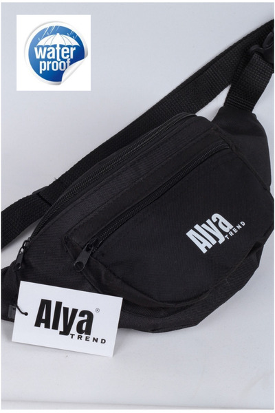 ÇANTA Unisex Black Side Cross Chest and Waist Bag