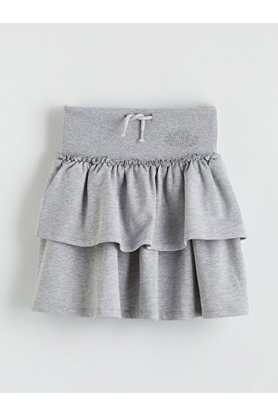 LC Waikiki Lcw Kids Rhinestone Ruffle Girls' Skirt