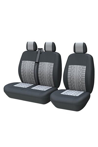 Arabest Grey three seat car seat cover
