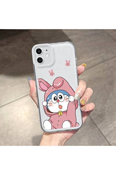 Hontinga Cute Airbag Soft Silicone Phone Case with Transparent Camera Protect...
