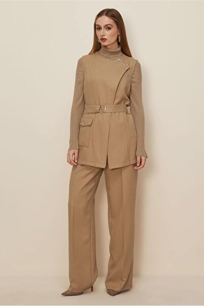 Alvina Belted Suit with Pants 46185