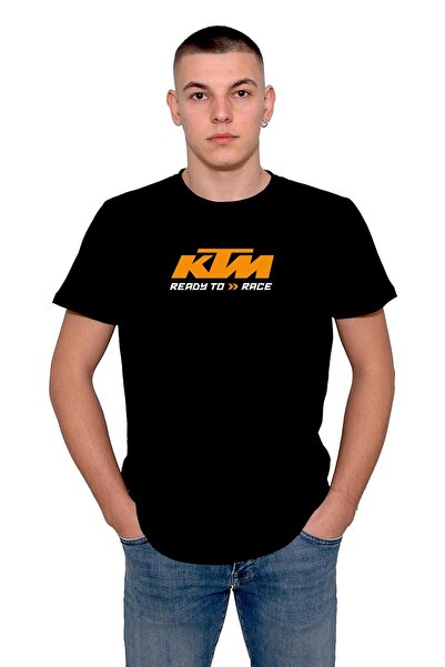 BIGROON Ktm Race to Ready Unisex T-Shirt - Motorcycle Supermotor Logo