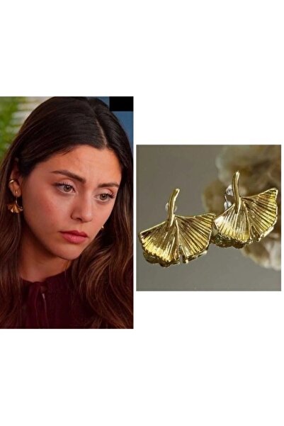 8atelier أقراط أوراق الشجر خمر