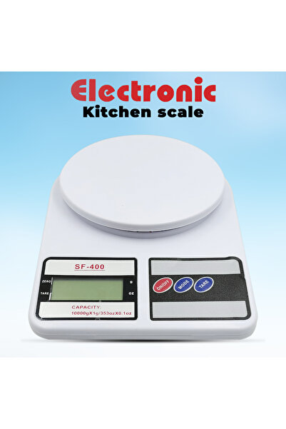 SF 400 ميزان مطبخ إلكتروني SF-400، سعة 10 كجم، جهاز وزن رقمي بشاشة LCD