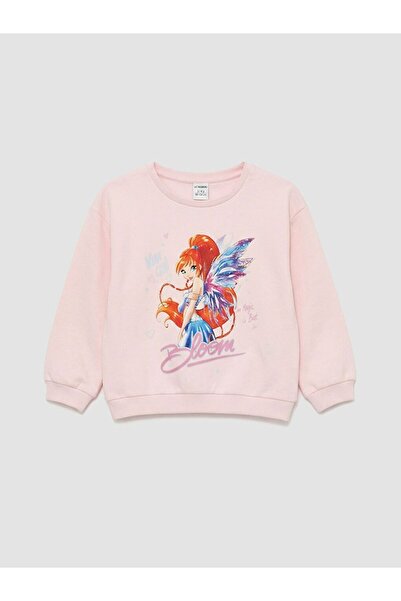 LC Waikiki LCW Kids Winx Club cu imprimeu Hanorac gros pentru fete tricou