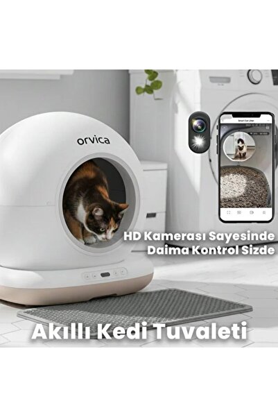 bi seyyar HD Kameralı Akıllı Kedi Tuvaleti