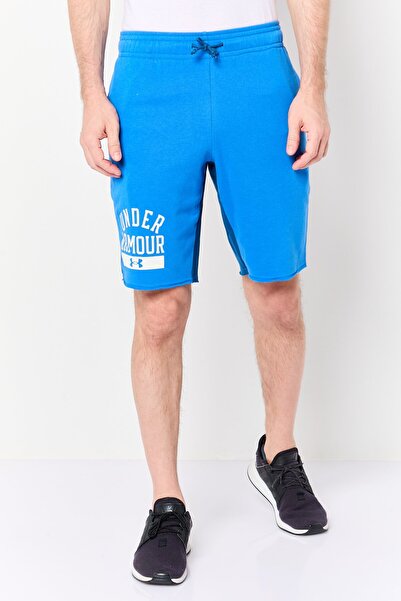 Under Armour Men Fitted Rival Terry Outdoor Shorts, Multicolor