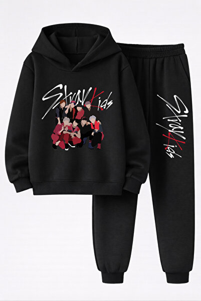MAGORS Straykids Printed 3-Ply Quality Sweatshirt and Trackpants Children's B...