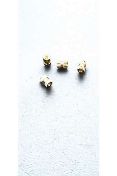 krm otomat pirinç insert m1.6 3d insert sıcak geçme insert iç somun 50 adet