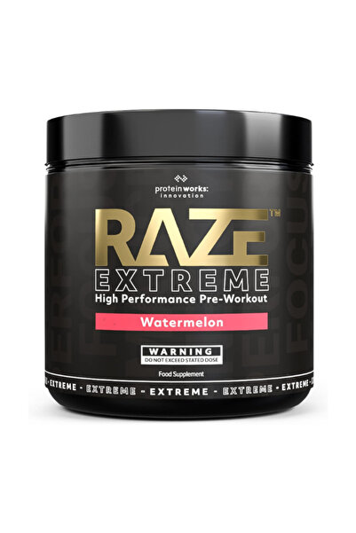 THE PROTEIN WORKS مسحوق ما قبل التمرين عالي الأداء من ريز إكستريم، بنكهة البط...