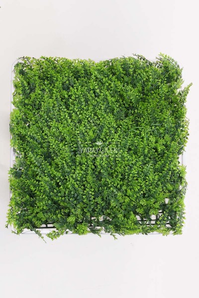 Yapay Çiçek Deposu Yapay Kabarık Bitki Duvarı Uv Dış Mekan Garantili 50 x 50 ...