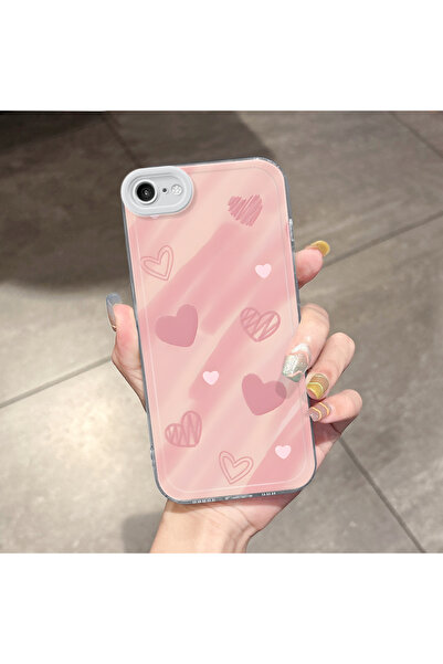 Hontinga Transparent Anti Fall Heart Airbag Soft Silicone Phone Case Compatib...